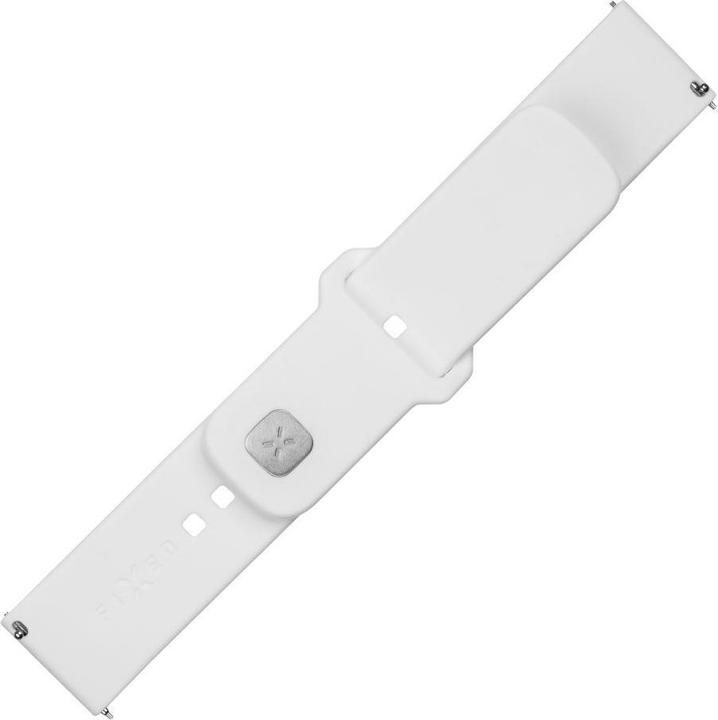 Produktbild Fixed Silikone rem til Smartwatch Universal 22 mm Hvid