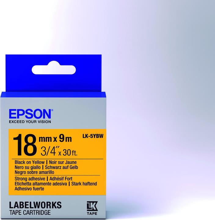 Epson Lk-5ybw (1.80 cm, Geel)