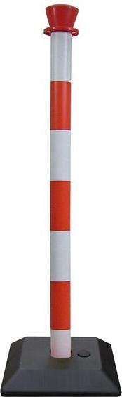 RS PRO Red & White PVC Barrier Post