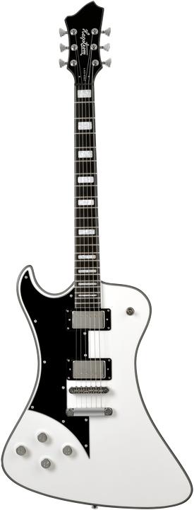 Produktbild Hagstrom E-Gitarre, Fantomen, White Gloss, Linkshänder (E-Gitarre, Mahagoni)