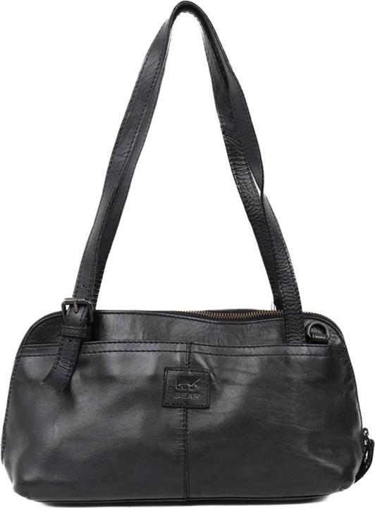 Bear Design Medium Schoudertas Dames - Leer - Daphne - Zwart