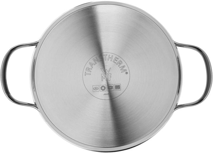 Produktbild WMF Kochtopf Bratentopf Induktion 20cm Glasdeckel 2,5l Provence Plus Edelstahl (20 cm, Bräter + Schmortopf, Edelstahl)