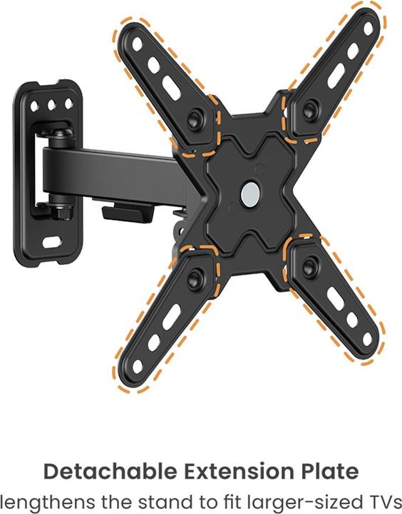 Actual product image Value Basic TV Wall Mount, 2 (Wall, 20 kg, 13" - 43")