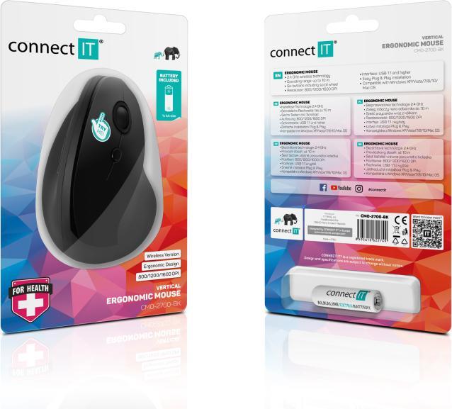 Actual product image Connect IT CMO-2700-BK (Wireless)