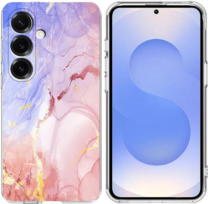 Image du produit Cover-Discount Galaxy S25 FE - Silikon Hülle mit Marble Motiv (Samsung Galaxy S25 FE)