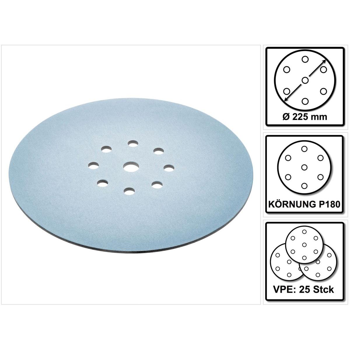 Thumbnail - Festool, Schleifmittel, Schleifscheibe STF D225 P180 GR S/25 (P180)