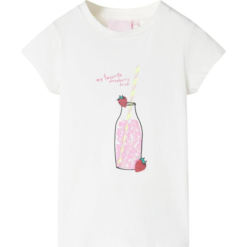 VidaXL, Jungen, Shirt, Janessa, Weiss, (116)