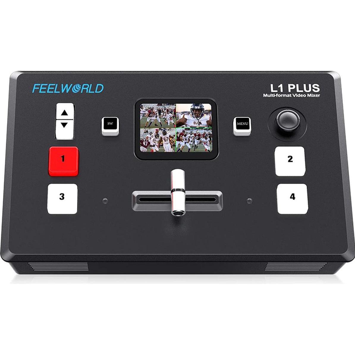 Feelworld L1 PLUS Multi camera Video Mixer Switcher (Accessori video vari), Accessori video, Nero