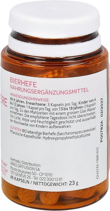 Actual product image Arkopharma Bierhefe (45 pcs., Capsules, 49 g)