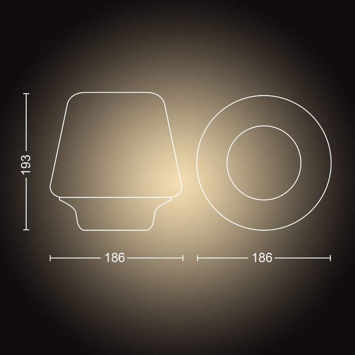 Produktbild Philips Hue Wellness Basis BT (806 lm, E27)