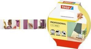 Produktbild tesa Malerkrepp PROFESSIONAL, Malerband für besonders präzises Abkleben (38 mm)