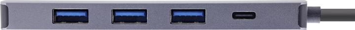 Actual product image InLine ® Multifunktions-Hub, 3x USB-A 5 Gb/s, HDMI 4K/60 Hz, USB-C PD 100 W (USB-C, 5 ports)