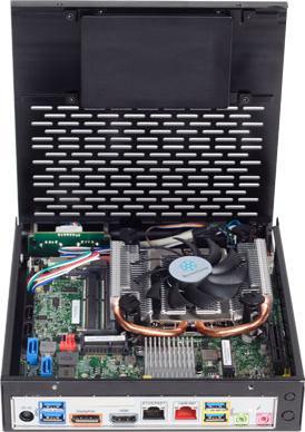 Actual product image Silverstone SST-PT13B Petit (Thin Mini ITX)