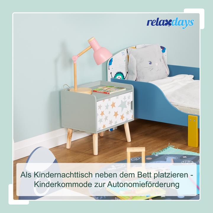 Image du produit Relaxdays Table de nuit enfant (40 x 30 x 41 cm)