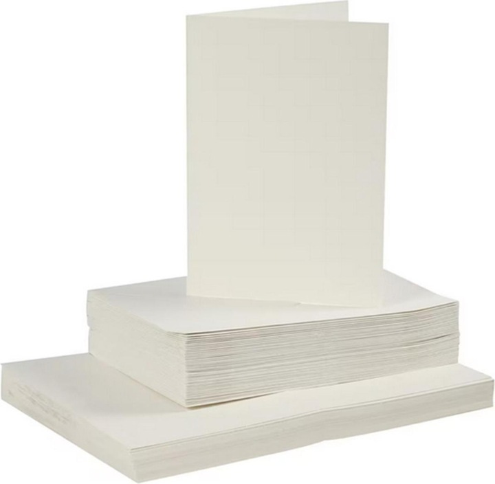 Image du produit Creativ Company Carte vierge et enveloppe (50 pcs)