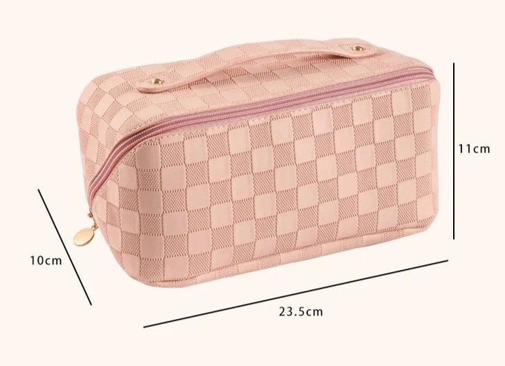 Only-Bags.Store Kosmetiktasche PU Makeup Pouch Grosses Fassungsvermögen Luxus Waschbeutel Multifunktionale Reise