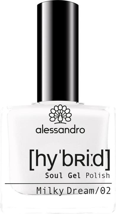 Immagine prodotto Alessandro Smalto per unghie Hybrid 101 Milky Dream (Nude, Smalto per unghie effetto gel)