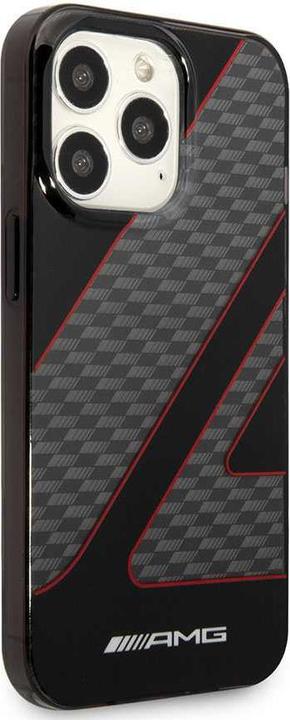 Produktbild Mercedes-Benz Double Layer Checkered Flag Pattern Transparent Hard Case (Apple iPhone 13 Pro)