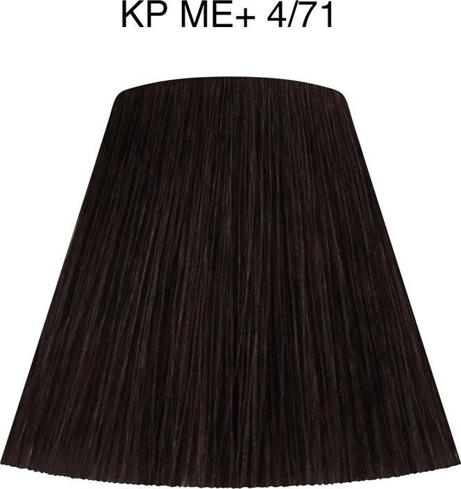 Actual product image Wella Professionals - Koleston Perfect ME â"¢ Permanent Hair Colour + Deep Browns 60 ml - Shade: 4/71 (4, 71)