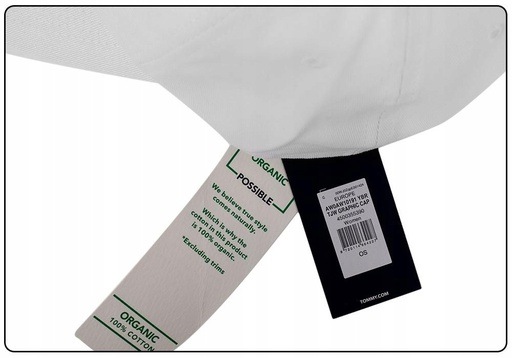 Actual product image Tommy Hilfiger Baseball cap, d. H. Graphic Cap White AW0AW10191 YBR R.uni