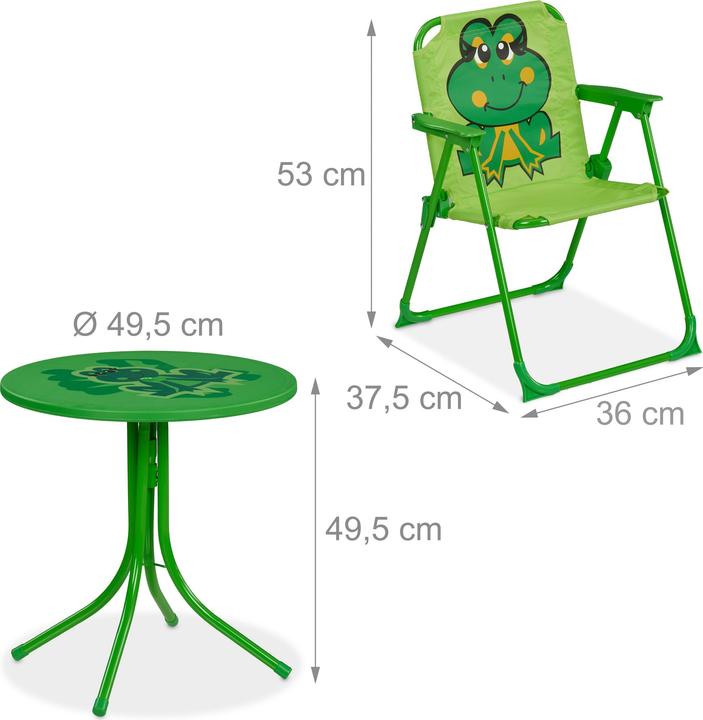 Produktbild Relaxdays Camping Kindersitzgruppe