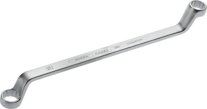 Image du produit HAZET Clé polygonale double 630-14X15 ∙ Profil à 12 pans extérieurs ∙ 14 x 15 mm (14 mm, 15 mm)