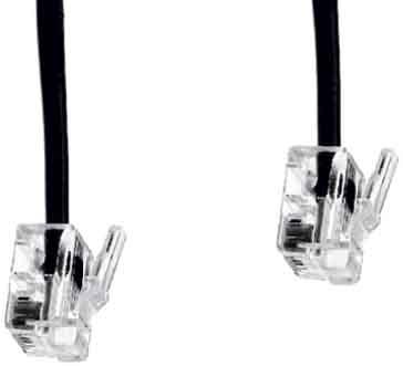 Actual product image E+P T 17 10m Black Telephone Cable