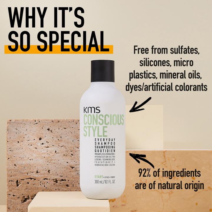 Actual product image KMS California Consciousstyle - Everyday Shampoo (750 ml, Liquid shampoo)