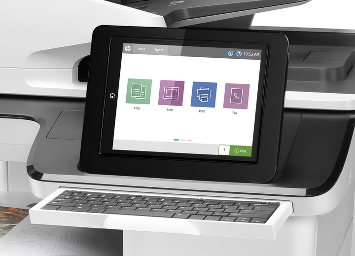 Actual product image HP Color LaserJet Enterprise Flow MFP M776z, Laser 45ppm WiFi, LCD (Laser, Colour)