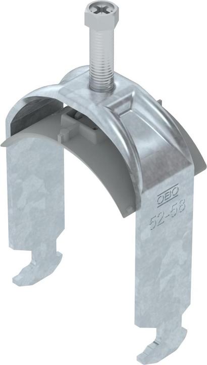 Actual product image OBO Bettermann BS-H1-K-58 FT U-clamp 2056 52-58mm hot-dip galvanised 1186256