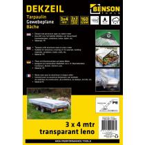 Produktbild Benson Gewebeplane 3 x 4 m transparent Leno (4 x 3 m)