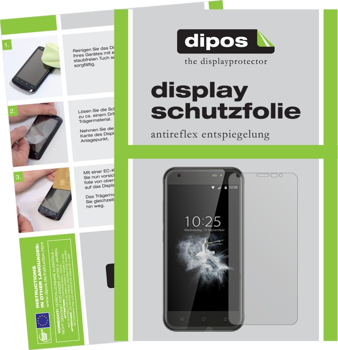 Produktbild Dipos Displayschutzfolie Antireflex (2 Stück, Wieppo S5)