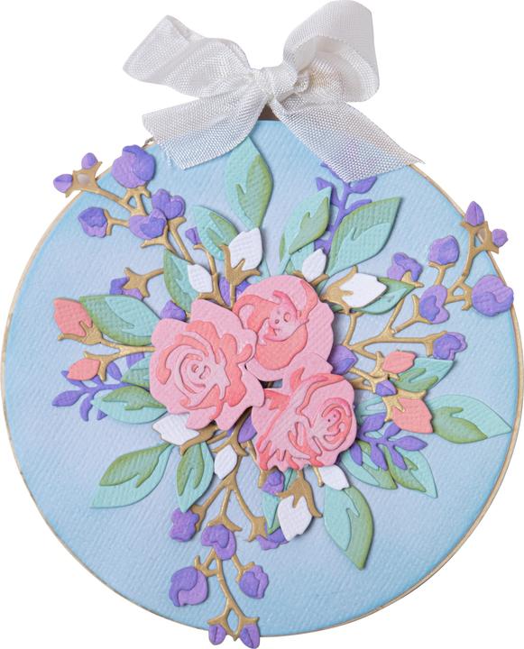 Actual product image Sizzix Thinlits punching template "Floral Layers 2"