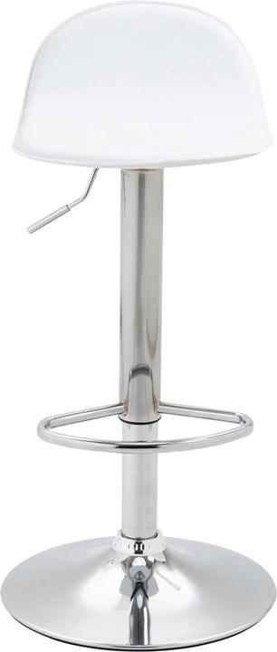 Actual product image CLP Set of 2 bar stools Lana V2 imitation leather, white