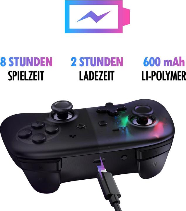 Produktbild Oniverse Onipad - Bluetooth Controller Für Nintendo Switch, PC, IOS & Android - Schwarz (Switch)