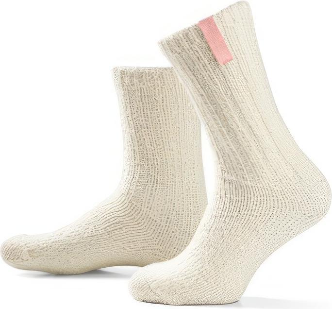 Image du produit Soxs Chaussettes blanches en laine pour femmes Sleep Well, Pink Label, chaussettes de lit, chaussettes (Une unité par pack, 37 - 41, 38 - 40)