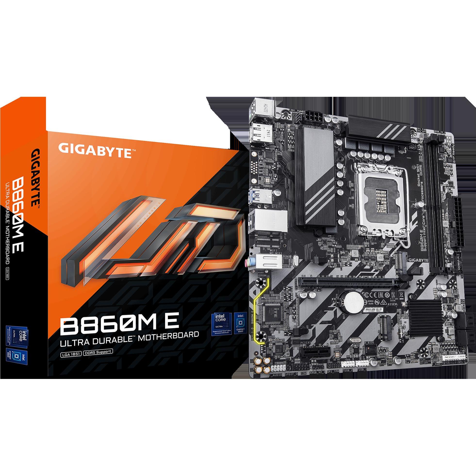 Gigabyte Mainboard Intel B860 Express LGA1851 Micro-ATX Memory DDR5 Memory slots 4 B860ME1.0 (LGA 18