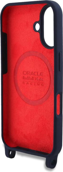 Image du produit Red Bull RBHMP16S24SISOLRV iPhone 16 6.1" hardcase Silicone Strap and Vertical Logo MagSafe navy (Apple iPhone 16)