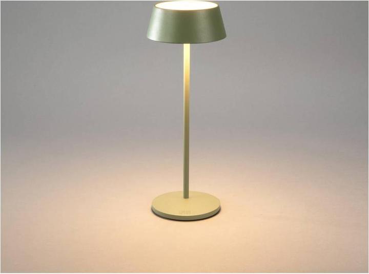 Produktbild Konstsmide Akku-Tischleuchte Menton LED 2200/2700K, Dimmbar - Mintgrün (115 lm)