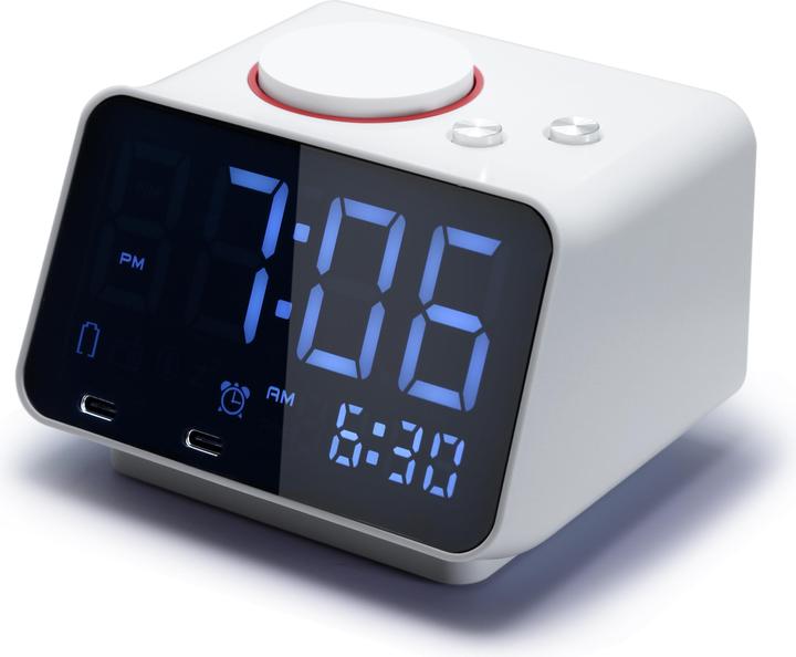 Produktbild Hometime Bluetooth Alarm Clock Speaker with Type-C Charging Port