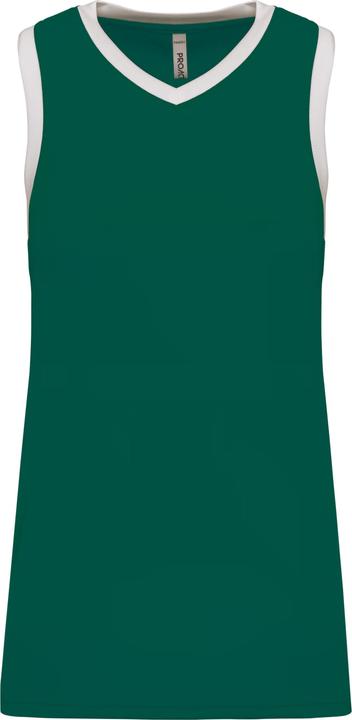 White, Dark Green