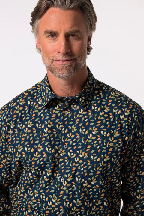 Actual product image Boston Park Hemd, Langarm, florales Muster, Kentkragen, Comfort Fit (6XL)
