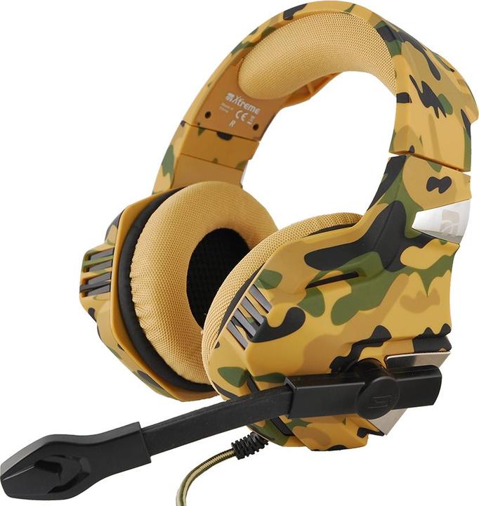 Actual product image Xtreme Predator XC300-Pro Stereophonic Headset Camouflage (Cable)