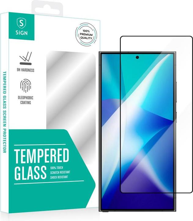 Produktbild SIGN Samsung Galaxy S25 Ultra Screen Protector Tempered Glass Ultrasonic fingerprint unlock (Samsung Galaxy S25 Ultra)