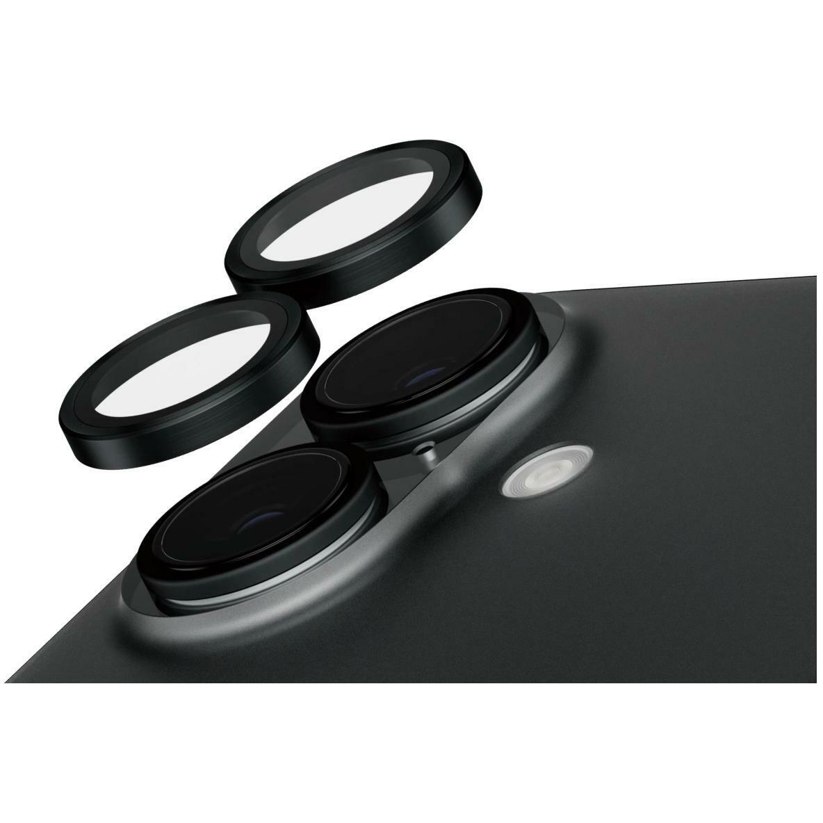 Thumbnail - Safe Camera Protector (1 Stück, Apple iPhone 16, Apple iPhone 16 Plus), Smartphone Schutzfolie, Schwarz
