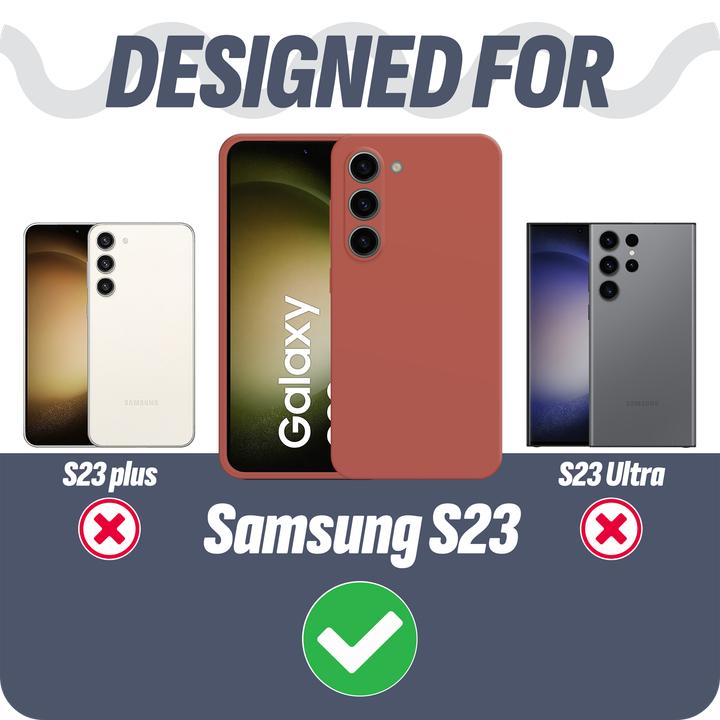 Produktbild Cazy Silikon Hülle Kompatibel mit Samsung Galaxy S23 - Soft TPU Schutz - (Samsung Galaxy S23)