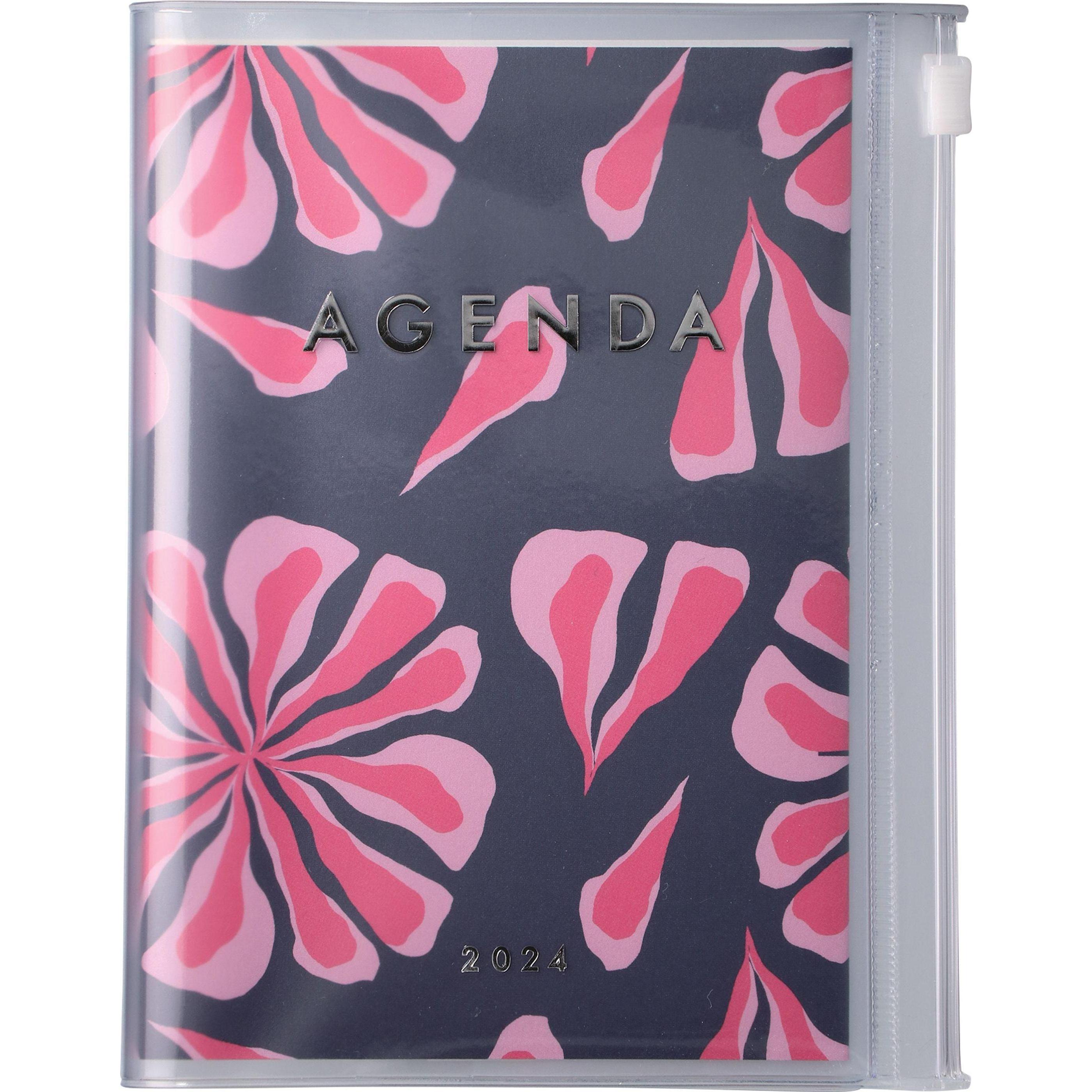 Mark'S, Kalender, 2023/2024 Taschenkalender A6 vertikal, Abstract, Navy (A6, Harter Einband, Englisch)