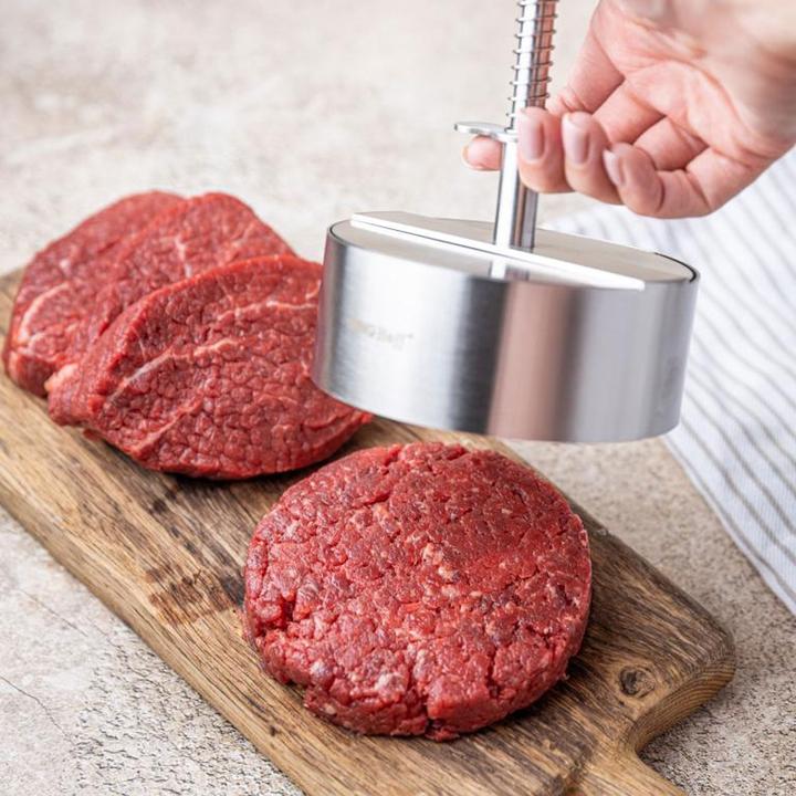 Produktbild Kinghoff Hamburgerpresse aus Edelstahl, Ø 11,4 cm
