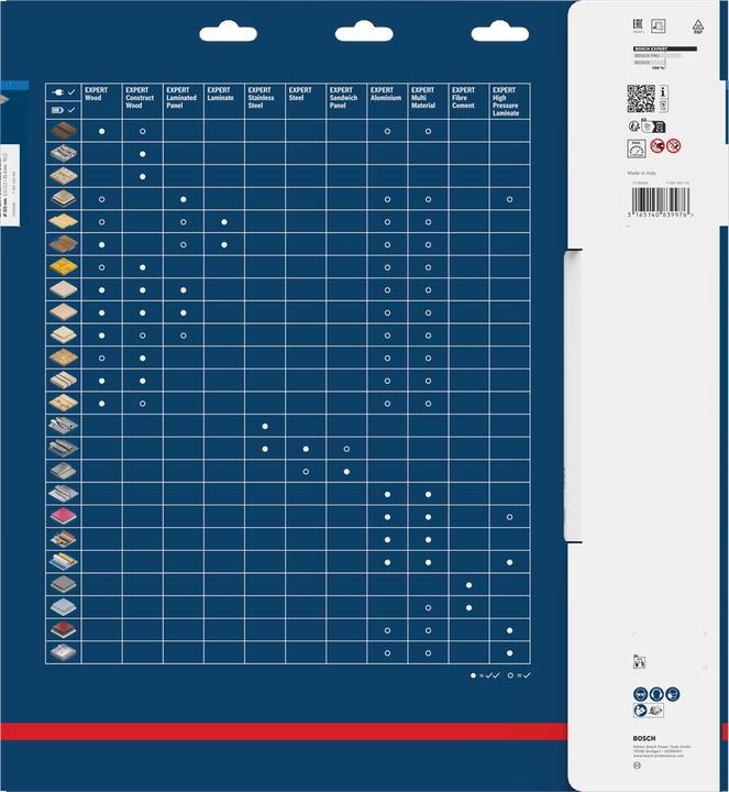 Actual product image Bosch Professional Zubehör Circular saw blade Expert for Stainless Steel, 355 x 25.4 x 2.5 x 70