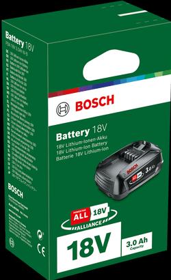 Actual product image Bosch Home & Garden Battery pack PBA 18V (1x3.0Ah) (18 V)